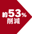約５３％削減